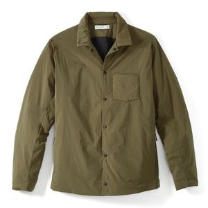 Thermal Light Shirt Jacket in Olive